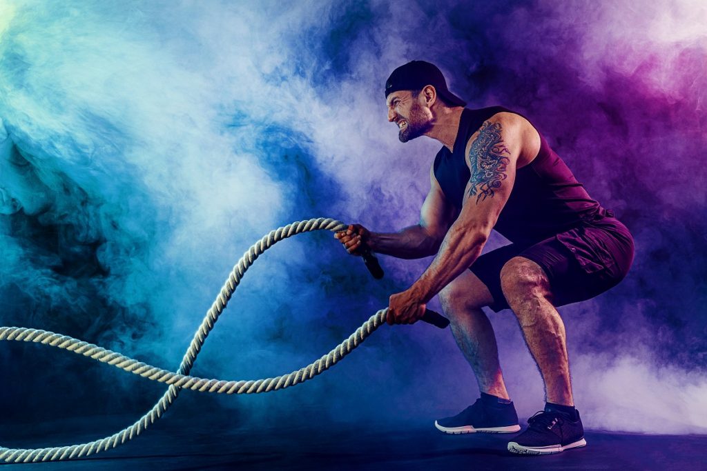 battle rope hiit workout