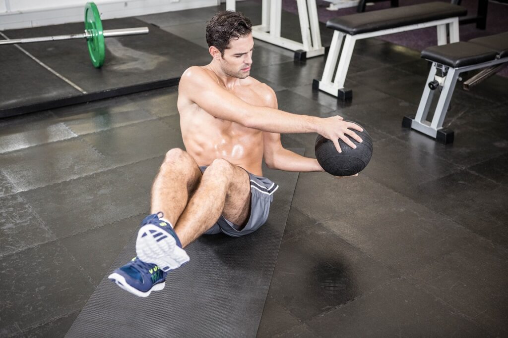 russian twist calisthenics core workout