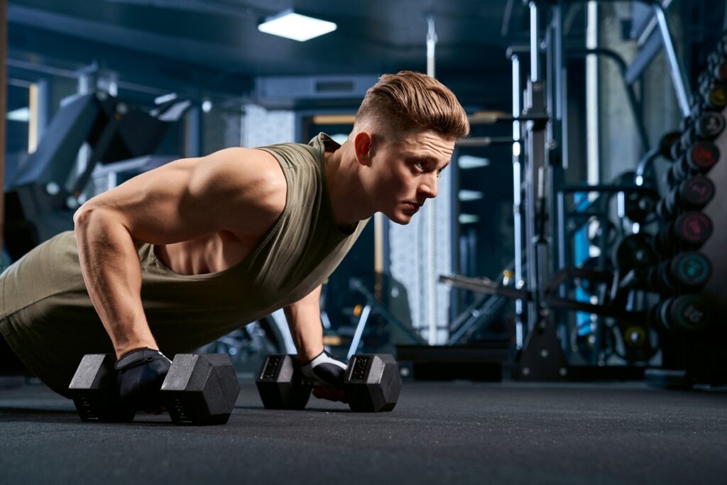 how to build muscle with pushups